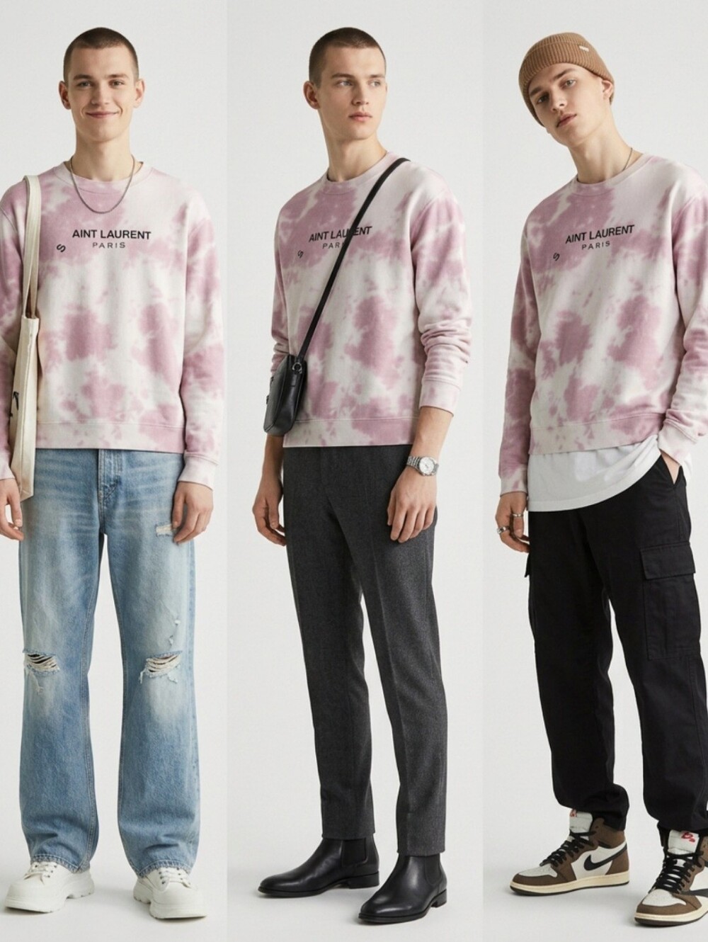 Independent Trading Company tie-dye sweatshirt size S